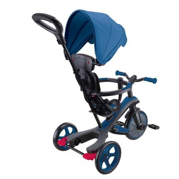 Дитячий велосипед Globber Explorer Trike 4 в 1, синій (634-100) 634-100 фото