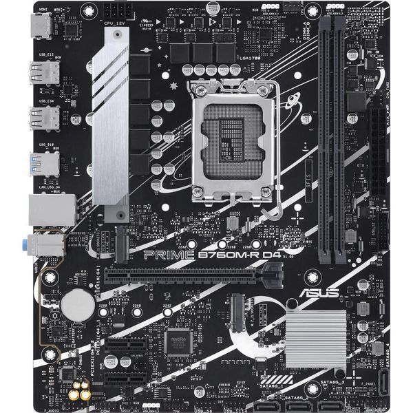 Материнская плата Asus Prime B760M-R D4 Socket 1700 Prime B760M-R D4 фото