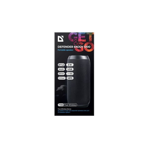Акустическая система Defender Enjoy S100 Bluetooth Black (65101) 65101 фото