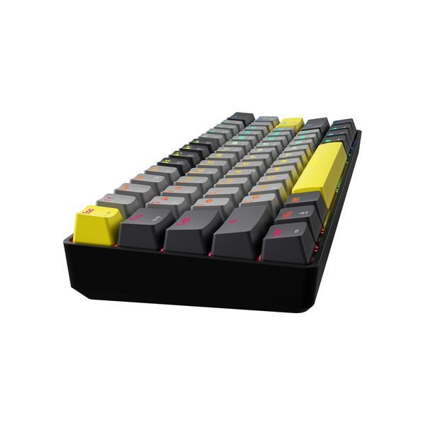 Клавіатура GamePro MK130G Pro Outemu Red Switch Hot-Swap 60 RGB USB/Wireless/Bluetooth Black (MK130G Pro) MK130G Pro фото