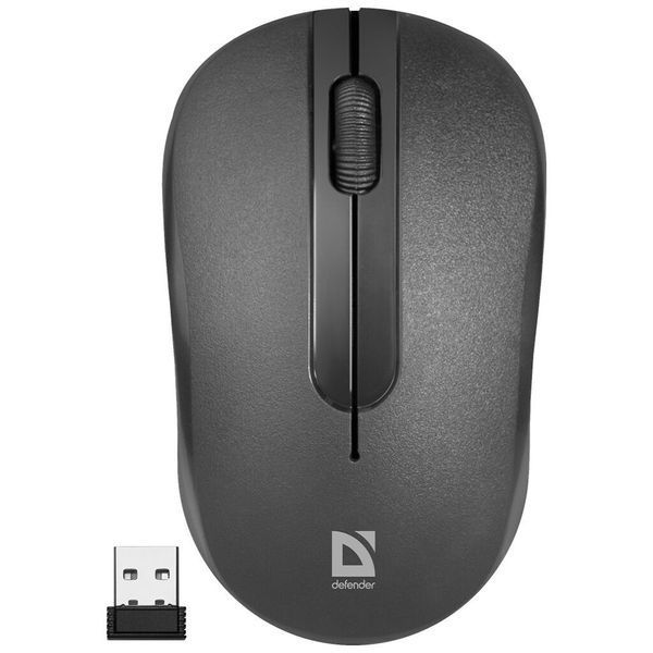 Мишка Defender Hit MM-495 Wireless Black (52495) 52495 фото
