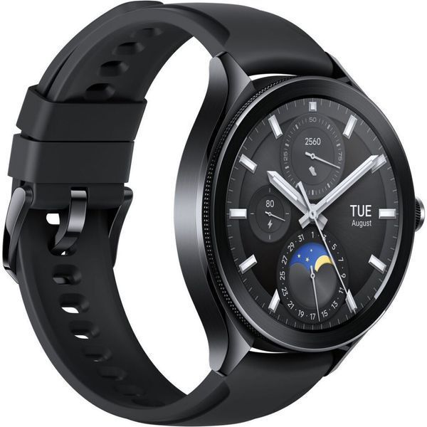 Смарт-годинник Xiaomi Watch 2 Pro Bluetooth Black Case with Black Fluororubber Strap (BHR7211GL) 1006732 фото