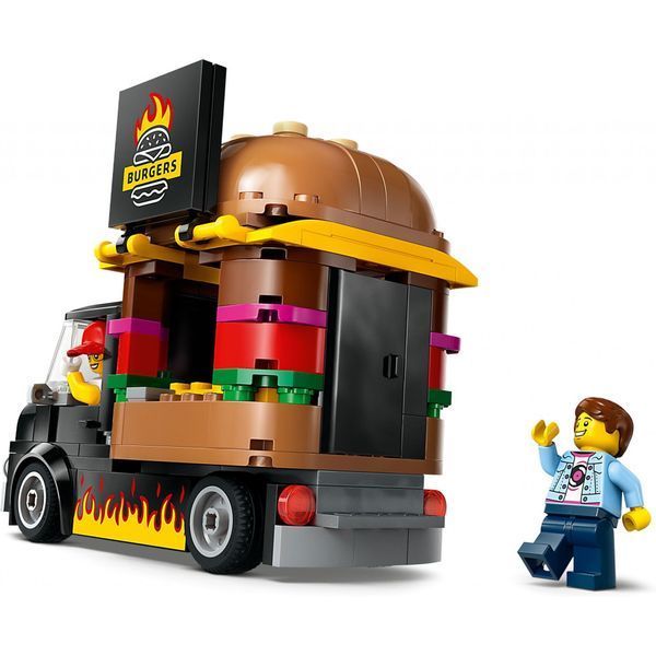 Конструктор LEGO City Грузовик с гамбургерами 194 деталей (60404) 60404 фото