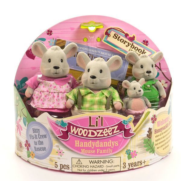 Набір фігурок Li`l Woodzeez - Сім'я Мишей 6003M фото