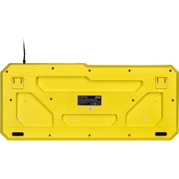 Клавіатура 2E Gaming KG315 RGB USB Yellow Ukr (2E-KG315UYW) 2E-KG315UYW фото