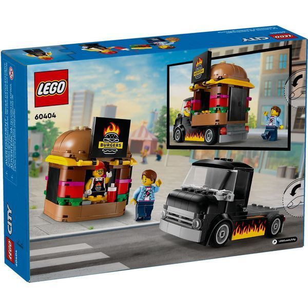 Конструктор LEGO City Грузовик с гамбургерами 194 деталей (60404) 60404 фото
