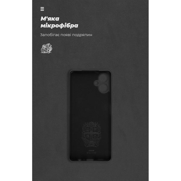 Накладка ArmorStandart Icon для Samsung A06 (A065) Camera cover Black (ARM80134) ARM80134 фото
