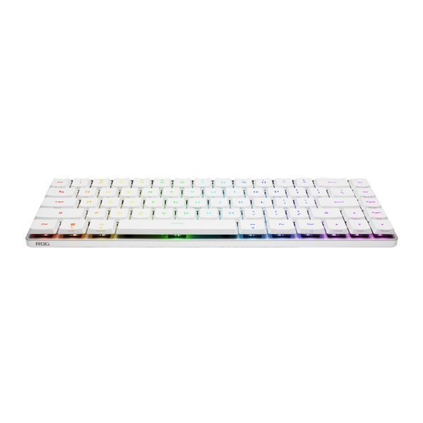 Клавіатура ASUS ROG Falchion RX Low Profile Red Wireless/Bluetooth/USB UA White (90MP03EC-BKMA10) 90MP03EC-BKMA10 фото