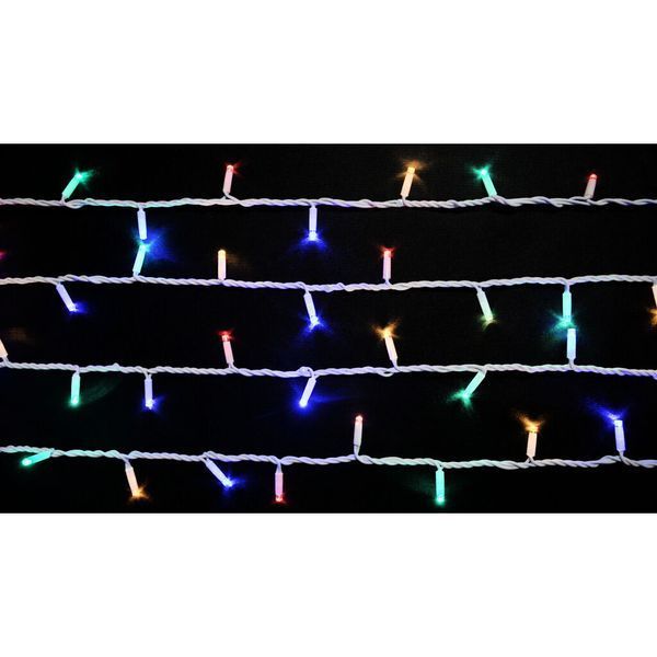 Гірлянда Delux STRING flash 200LED 20 м мульти/білий IP44 EN (90012981) 90012981 фото