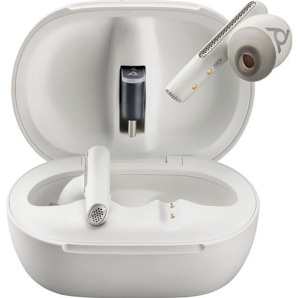 Наушники Poly TWS Voyager Free 60+ Earbuds + BT700C + TSCHC White (7Y8G6AA) 7Y8G6AA фото