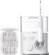 Іригатор Philips стаціонарний Sonicare Philips Sonicare Power Flosser 7000, чаша 600 мл, від мережі , чохол, 4 насадки , білий HX3911/40 фото 1