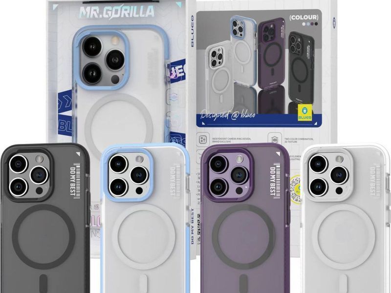 Накладка Blueo Dual Color Phone Case for iPhone 14 Pro with MagSafe White (B46-I14PWHT) B46-I14PWHT фото