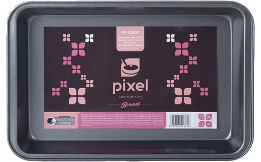 Форма для выпечки Pixel Brezel (30.5х20х3.5 см) прямоугольная, углеродистая сталь (PX-10207) PX-10207 фото