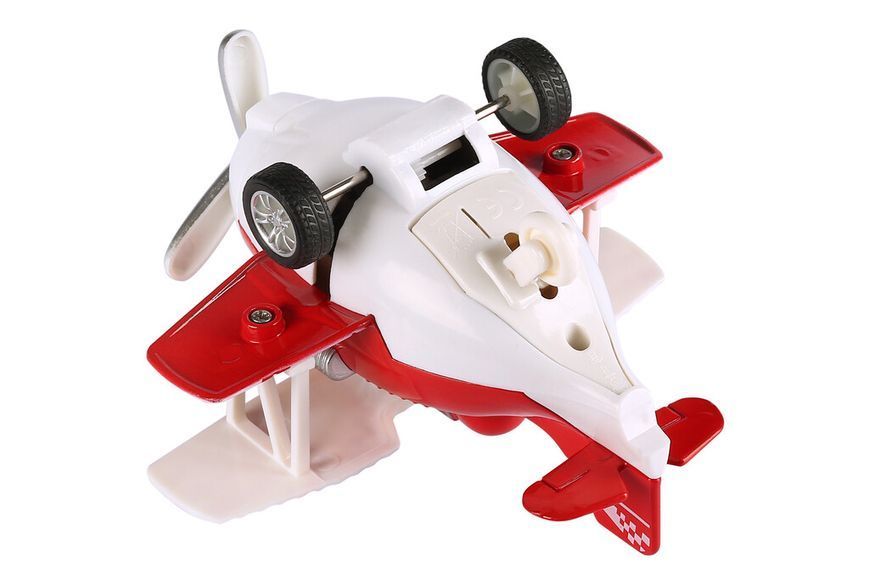 Літак металевий Same Toy інерційний Aircraft зі світлом і звуком (червоний) SY8012Ut-3 фото