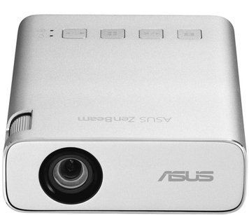 Проєктор портативний Asus ZenBeam E1R WVGA, 200 lm, LED, 1.2, WiFi 90LJ00J3-B01070 фото