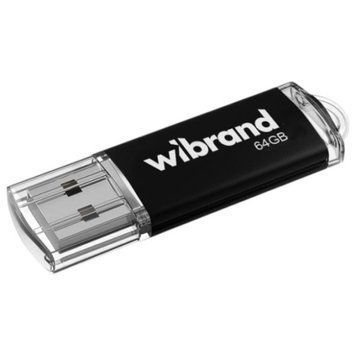 USB флешдрайв 64GB Wibrand Cougar USB 2.0 Black (WI2.0/CU64P1B) WI2.0/CU64P1B фото