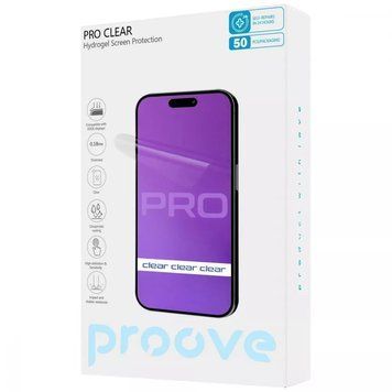 Защитная пленка для плоттера Proove Hydrogel Screen Protection PRO Clear GGPR11801150 фото