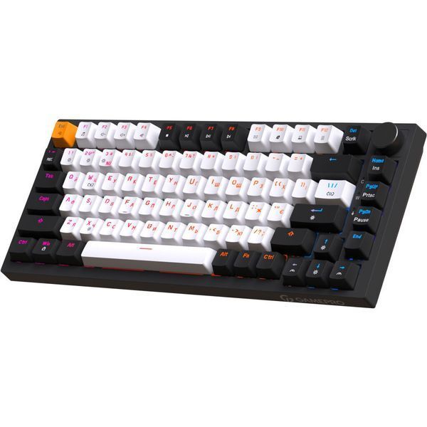 Клавиатура GamePro MK160B Hot-Swap Red Swich RGB USB UA Black (MK160B) MK160B фото