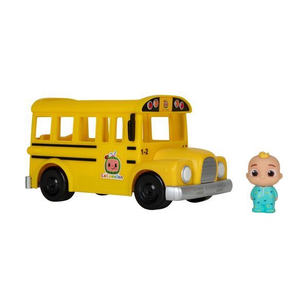 CoComelon Игровой набор Feature Vehicle Желтый Школьный Автобус со звуком CMW0015 фото