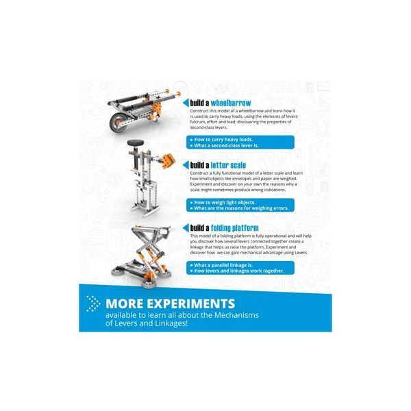 Конструктор Engino Stem Механіка: Важелі і Зчеплення (STEM01) STEM01 фото