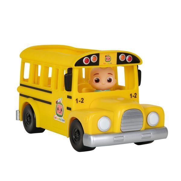 CoComelon Игровой набор Feature Vehicle Желтый Школьный Автобус со звуком CMW0015 фото