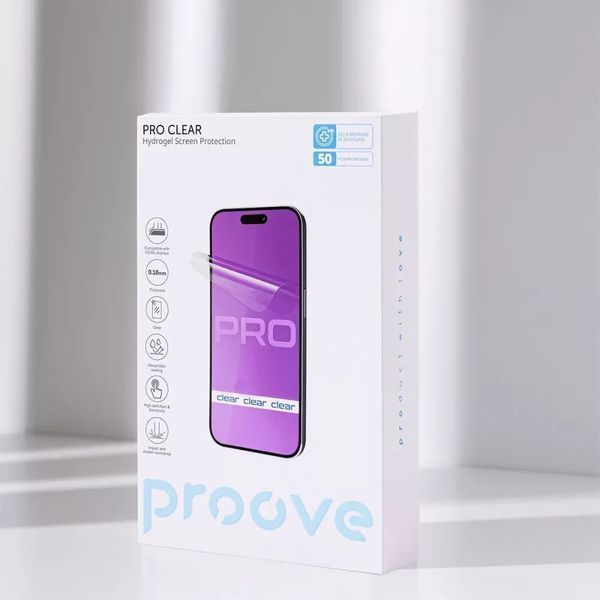 Защитная пленка для плоттера Proove Hydrogel Screen Protection PRO Clear GGPR11801150 фото