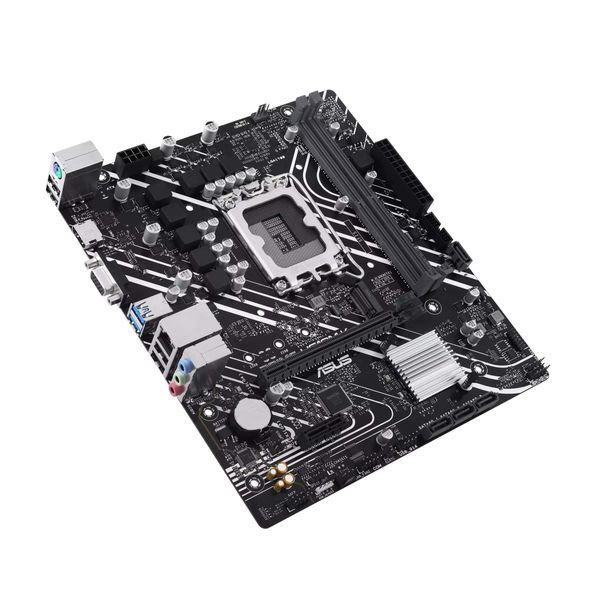 ASUS Материнcкая плата PRIME H610M-K s1700 H610 2xDDR5 M.2 HDMI D-Sub mATX 90MB1GA0-M0EAY0 фото