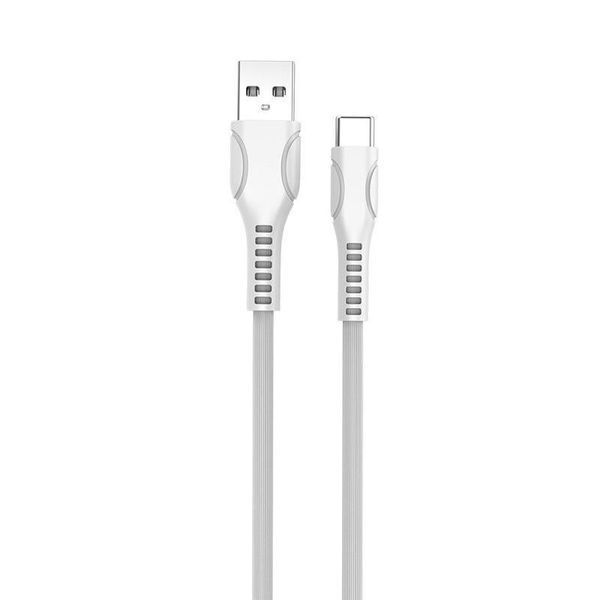 Кабель Colorway USB - Type-C (line-drawing) 2.4А 1м білий (CW-CBUC029-WH) CW-CBUC029-WH фото