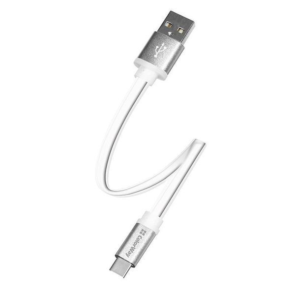 Кабель ColorWay USB male &ndash; Type-C male, 25 см, белый (CW-CBUC001-WH) CW-CBUC001-WH фото