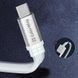 Кабель ColorWay USB male &ndash; Type-C male, 25 см, белый (CW-CBUC001-WH) CW-CBUC001-WH фото 5