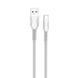 Кабель Colorway USB - Type-C (line-drawing) 2.4А 1м білий (CW-CBUC029-WH) CW-CBUC029-WH фото 2