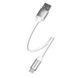 Кабель ColorWay USB male &ndash; Type-C male, 25 см, белый (CW-CBUC001-WH) CW-CBUC001-WH фото 4