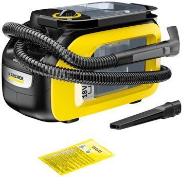 Пилосос професійний акумуляторний миючий Karcher SE 3-18 18В контейнер для води 1.7л 3.65кг 1.081-500.0 1.081-500.0 фото