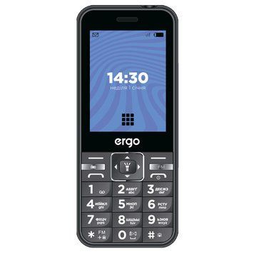 Мобільний телефон Ergo E281 Black E281 Black фото