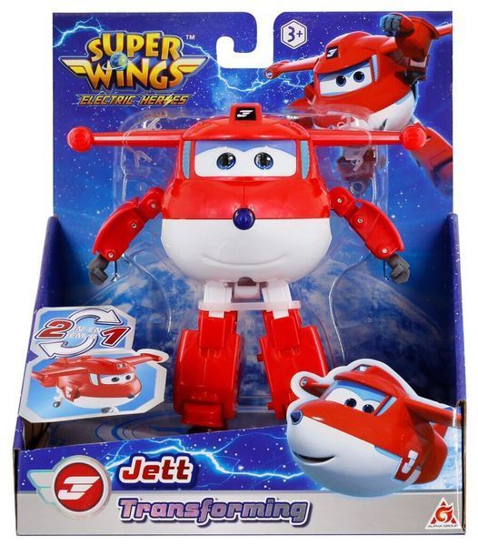 Ігрова фігурка-трансформер Super Wings Transforming Джетт (Jett) EU780210 фото