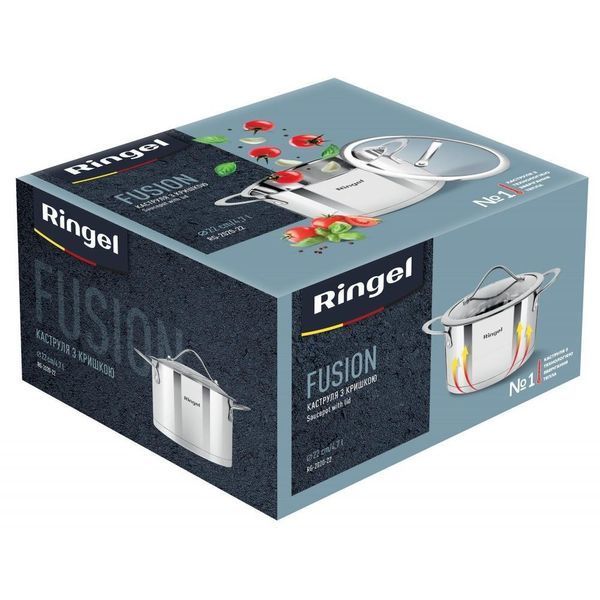 Каструля Ringel Fusion 22 см (4.7 л) з/кр (RG 2020-22) RG 2020-22 фото