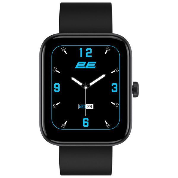Смарт-годинник 2E Alpha SQ Music Edition 46mm Black (2E-CWW40BK) 2E-CWW40BK фото