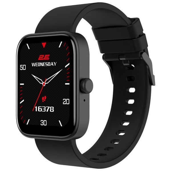 Смарт-годинник 2E Alpha SQ Music Edition 46mm Black (2E-CWW40BK) 2E-CWW40BK фото