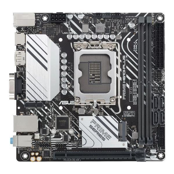 Материнcька плата ASUS PRIME H610I-PLUS-CSM s1700 H610 2xDDR5 M.2 HDMI D-Sub DP mITX 90MB1GB0-M0EAYC фото