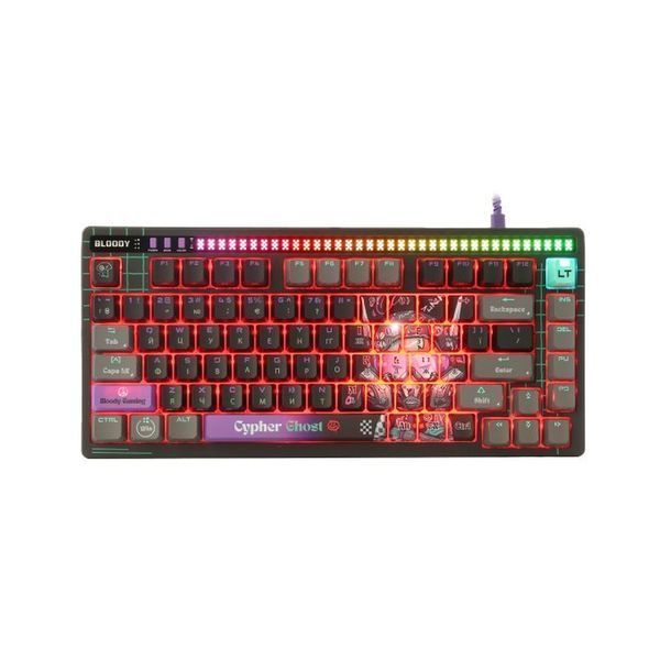 Клавіатура A4Tech AT75 RGB USB UA Cypher Ghost (4711421001830) 4711421001830 фото