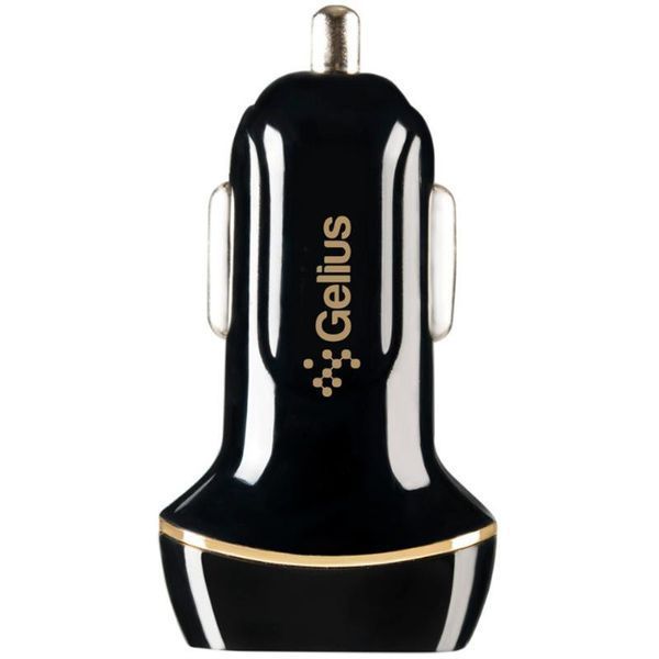 Автомобільний зарядний пристрій Gelius Ultra Voyager GU-CC02 2USB 2.4A Black 77718 фото