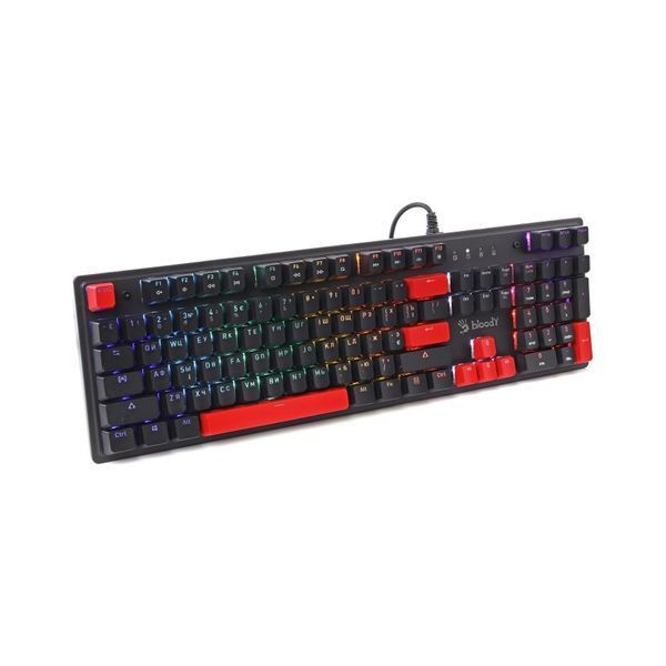 Клавиатура A4Tech Bloody S525N RGB BLMS Red Switch USB Fire Black (4711421002066) 4711421002066 фото