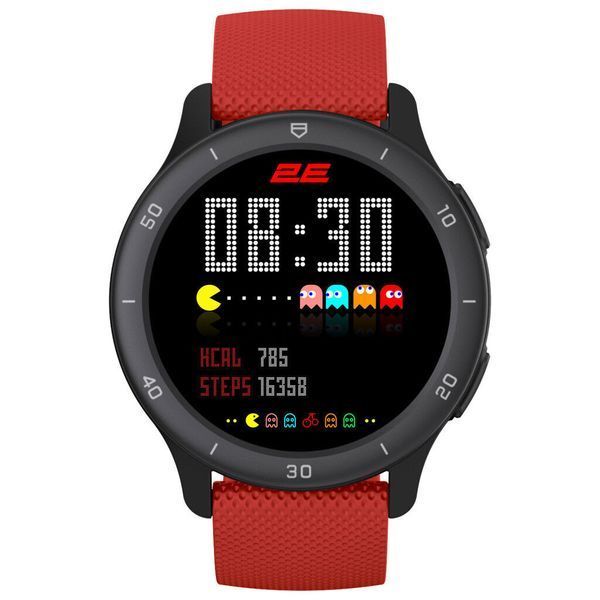 Смарт-годинник 2E Motion GT2 47mm Black-Red (2E-CWW21BKRD) 2E-CWW21BKRD фото