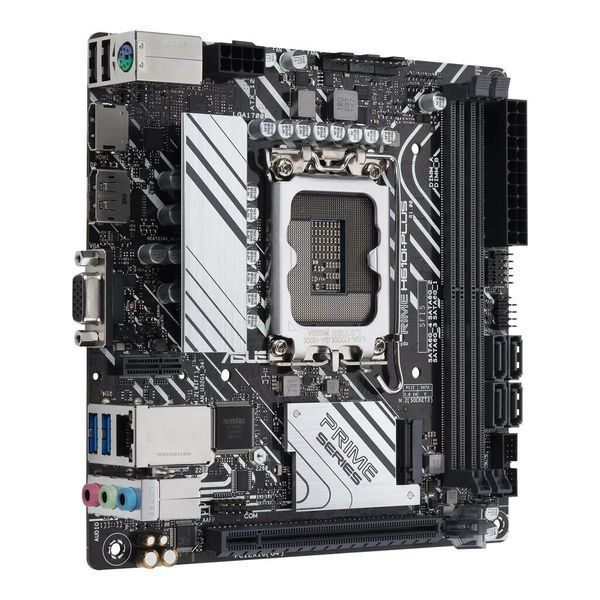 Материнcька плата ASUS PRIME H610I-PLUS-CSM s1700 H610 2xDDR5 M.2 HDMI D-Sub DP mITX 90MB1GB0-M0EAYC фото