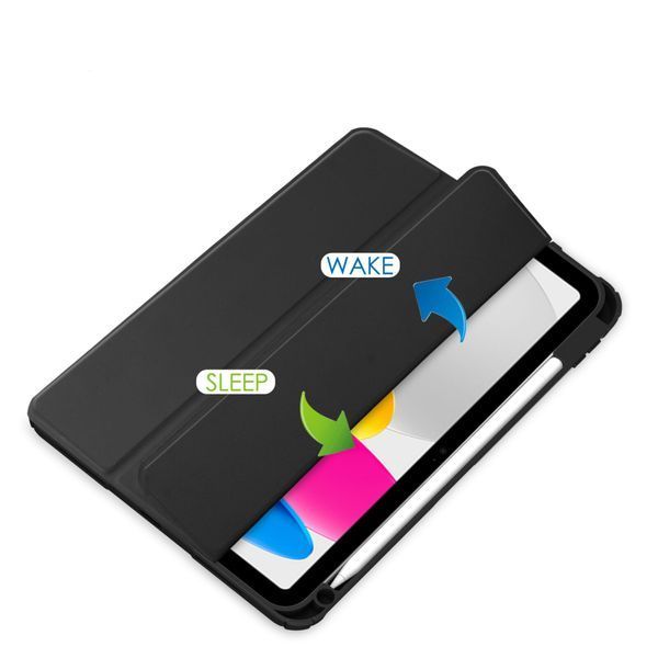 Чехол для планшета Becover Soft Edge с креплением Apple Pencil для Apple iPad 10.9" (2022/2024)/iPad (А16) 2025 11" Black (709184) 709184 фото