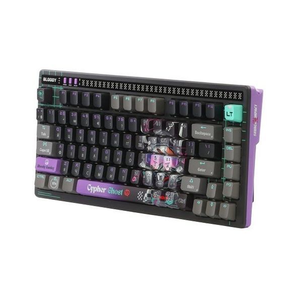 Клавіатура A4Tech AT75 RGB USB UA Cypher Ghost (4711421001830) 4711421001830 фото