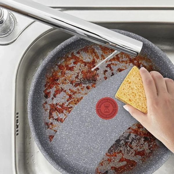 Сковорода ВОК Tefal Hard Stone, 28см, алюминий, бакелит, серый D4561932 фото