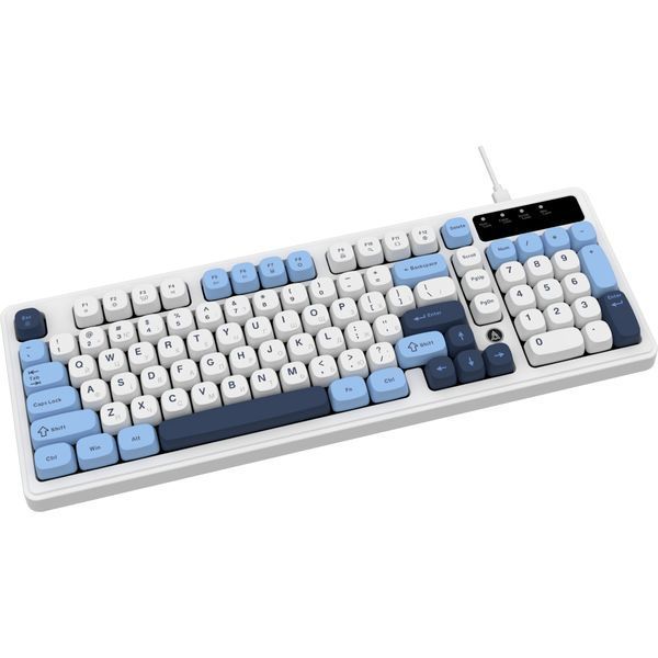 Клавіатура Ajazz AF98 USB UA White/Blue (AF98-GB) AF98-GB фото