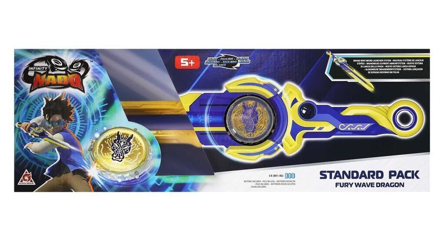 Дзиґа Infinity Nado VI Standard Pack Лютий Дракон (Fury Wave Dragon) EU654121 фото