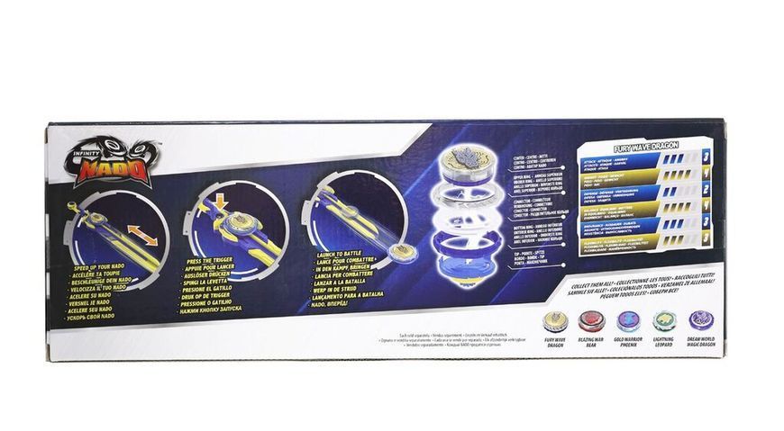 Дзиґа Infinity Nado VI Standard Pack Лютий Дракон (Fury Wave Dragon) EU654121 фото